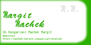 margit machek business card